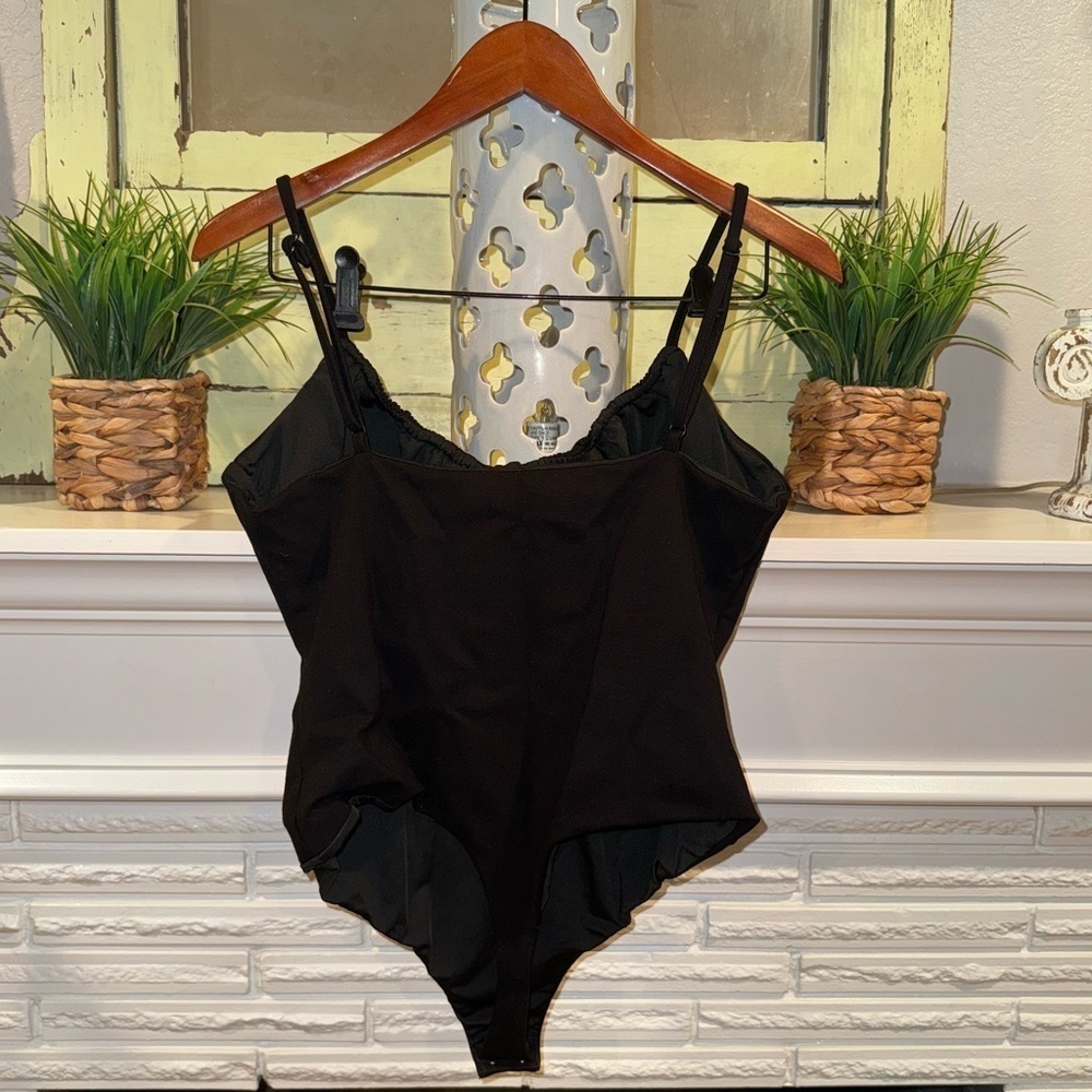 Remi x Revolve Jourdan Black Bustier Thong Bodysuit Push Up Adjustable 10 - Picture 5 of 6
